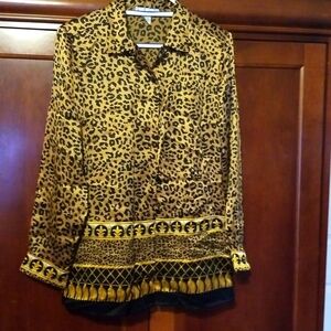 Anna & Frank silk button up‎ blouse size small